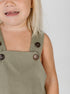 Grow with Me Romper in Olive